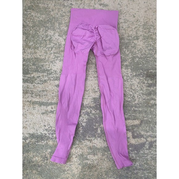 LOT (3) Lazuli Label Size XS Countour Scrunch Leggings Purple Pink Compression - Picture 14 of 14
